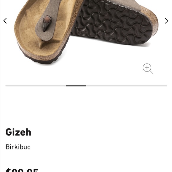 Birkenstock Gizeh sandal. Color - Mocha. Size 38 - Picture 6 of 6